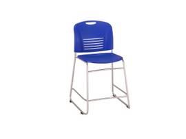 SAFCO VY SLED COUNTER HEIGHT BLU