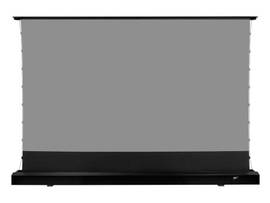 ELITE KESTREL TAB-TENSION 2 CLR CEILING LIGHT REJECTING ULTRA-SHORT THROW ELECTRIC FLOOR-RISING SCREEN, 101IN DIAG.,16:9, VIEWABLE 49.5INX88.1IN,