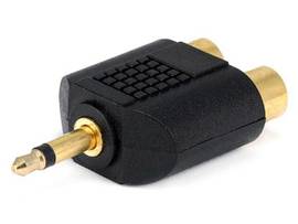 MONOPRICE 3.5MM TRS STEREO PLUG TO 2X RCA JACK SPL