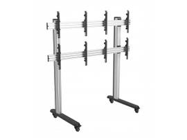 RELAUNCH QUAD-SCREEN FLOOR STAND