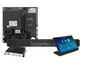 CRESTRON FLEX ADVANCED SMALL ROOM CONFERENCE SYSTEM WITH VIDEO SOUNDBAR AND ASUS MINI PC FOR ZOOM ROOMS SOFTWARE
