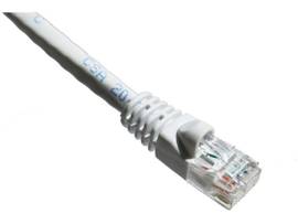 AXIOM 20FT CAT5E 350MHZ PATCH CABLE MOLDED BOOT (WHITE)