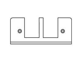 LEGRAND-WIREMOLD SGL GANG PLATE W/COMM OPN