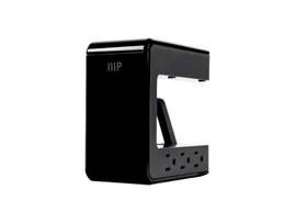 MONOPRICE WORKSTREAM BY MONOPRICE DESK MOUNT C-SHAPED SURGE PROTECTOR_ 6 OUTLETS WITH 2 USB TYPE-A AND 1 USB TYPE-C CHARGING PORTS