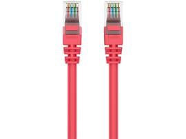 CABLE,CAT5E,UTP,RJ45M/M,10 ,RED,PATCH,SNAGLESS