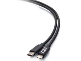 C2G 3FT BLACK USB C LIGHTNING CABLE
