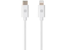 MONOPRICE USB C TO LIGHTNING CABLE - 3 FEET - WHITE ( MFI CERTIFIED ) FAST CHARGING_ COMPATIBLE WITH APPLE IPHONE 13 / PRO / PRO MAX / AIRPODS PRO -