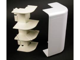 LEGRAND-WIREMOLD NM EXT. ELBOW 5500 WHT (PKG OF 2)