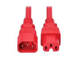 TRIPPLITE POWER CORD C14 TO C15 15A 250V RED 10FT
