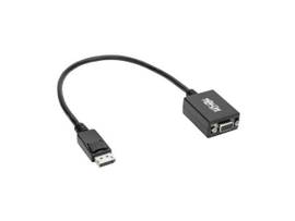 Tripp Lite series DisplayPort to VGA Active Adapter Video Converter, Black (M/F)