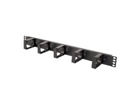 RACK SOLUTIONS 1U HORIZONTAL PLASTIC D-RING CABLE MANAGEMENT BAR