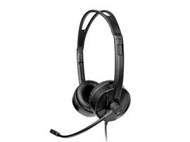 POWER TECHNOLOGIES ECONOMICAL HEADSET WITH BOOM MICROPHONE & USB PLUG