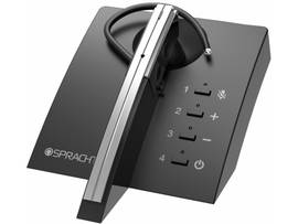 SPRACHT ZUM-OVER-THE EAR BLUETOOTH SINGLE EAR HEADSET, TRUE WIRELESS WITH QUALCOMM CHIP, CHARGING DOCK