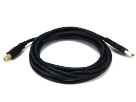 MONOPRICE USB-A TO USB-B 2.0 CABLE - 28/24AWG_ GOL