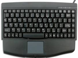 COMPACT TOUCH KEYBOARD - USB - BLACK