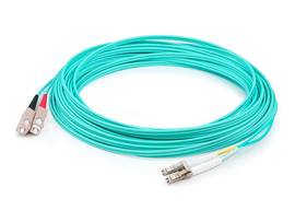 ADD-ON 4M SC/LC M/M OM4 AQUA FIBER PATCH CBL