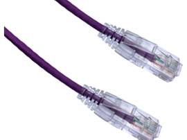 AXIOM 6IN CAT6 BENDNFLEX ULTRA-THIN SNAGLESS PATCH CABLE 550MHZ (PURPLE)