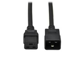 TRIPP LITE POWER EXTENSION CORD, C19 TO C20 - HEAVY-DUTY, 20A, 250V, 12 AWG, 15 FT. (4.57 M), BLACK