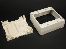 LEGRAND-WIREMOLD NM POWER BOX 2G WHITE