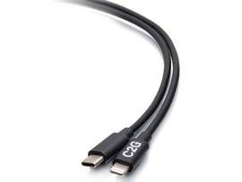 C2G 6FT BLACK USB C LIGHTNING CABLE