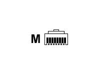 BELKIN CAT6 MOD PLUG 8P8C W/LOAD BAR SLD/STRND