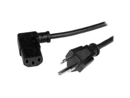 3FT POWER CORD, NEMA 5-15P TO ANGLED C13