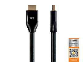 MONOPRICE HIGH SPEED HDMI CABLE_ HDR_ 3FT - BLACK