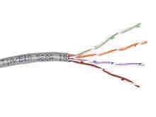 CAT5e SOLID BULK CABLE  4PR;24AWG; 1000