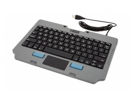 GAMBER RUGGED LITE KEYBOARD FRENCH. USE WITH QUICK RELEASE KEYBOARD TRAY (7160-1470-00)