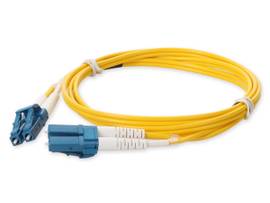 AddOn 1m LC (Male) to LC (Male) Yellow OS1 Duplex Plenum Fiber Patch Cable