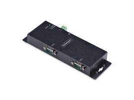 STARTECH 2-PORT SERIAL TO ETHERNET ADAPTER, IP SERIAL DEVICE SERVER FOR RS232 DEVICES, WALL/DIN RAIL MOUNTABLE, METAL HOUSING, RJ45 LAN TO DB9 SERIAL