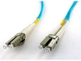 AXIOM LC/LC MULTIMODE DUPLEX OM4 50/125 FIBER OPTIC CABLE 50M
