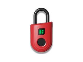 IGLOOHOME SMART PADLOCK LITE RED