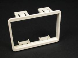 LEGRAND-WIREMOLD 6A MINI ADAPTER BEZEL LT GY (PKG OF 25)