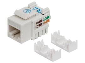 INTELLINET CAT5E KEYSTONE JACK WHITE