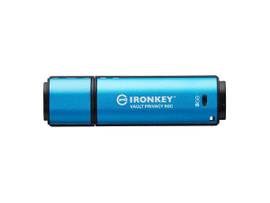 KINGSTON 8GB USB-C IRONKEY VAULT PRIVACY 50C AES-256 ENCRYPTED, FIPS 197
