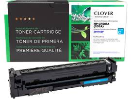 CLOVER IMAGING REMANUFACTURED CYAN TONER CARTRIDGE ALTERNATIVE FOR HP CF501A (HP 202A)
