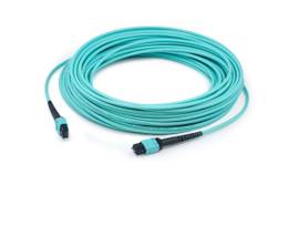 AddOn 2.5m MPO (Male) to MPO (Female) 12-strand Crossover Aqua OM4 Duplex Riser