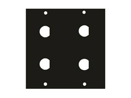 Legrand-Middle Atlantic RCK ACCORIES 1/2 BNC 4 PRT UCP PNL