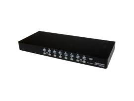 16 PORT 1U RACKMOUNT USB KVM SWITCH KIT