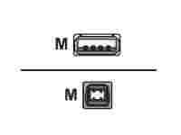 BELKIN USB A/B DEVICE CABLE A/B;DSTP; 10