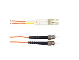 Premium Ceramic Multimode 62-5-Micron Fiber Optic Patch Cable Duplex Riser LC ST