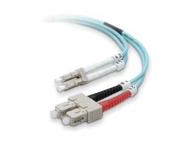 BELKIN MLTMODE AQUA CBL LC/SC 50/125 10GB 3MTRS
