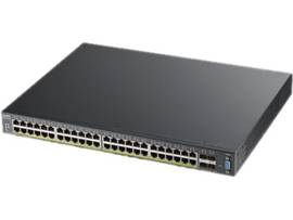 ZYXEL XGS2210-52HP - 48-PORT GIGABIT POE+ L2 MANAGED + 4 SFP+ 10G (52 TOTAL PORTS) 375W POWER BUDGET