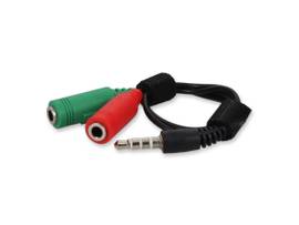 ADD-ON8IN AUDIO M/F BLACK CABLE