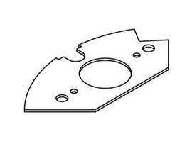 LEGRAND-WIREMOLD 1.39 IN DEVICE PLATE 3