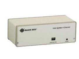 BLACK BOX CORP 4 CHAN VIDEO SPLITTER VGA INCLUDE CABLES