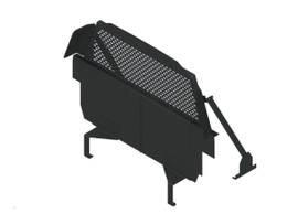 GAMBER 2020+ FORD UTILITY CARGO PARTITION, STEEL MESH