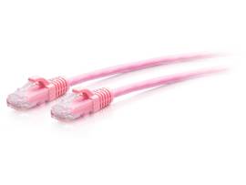 C2G 25FT CAT6A PINK SLIM ETHERNET