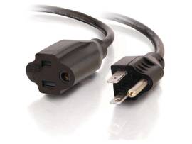 C2G 15ft 18 AWG Outlet Saver Power Cord